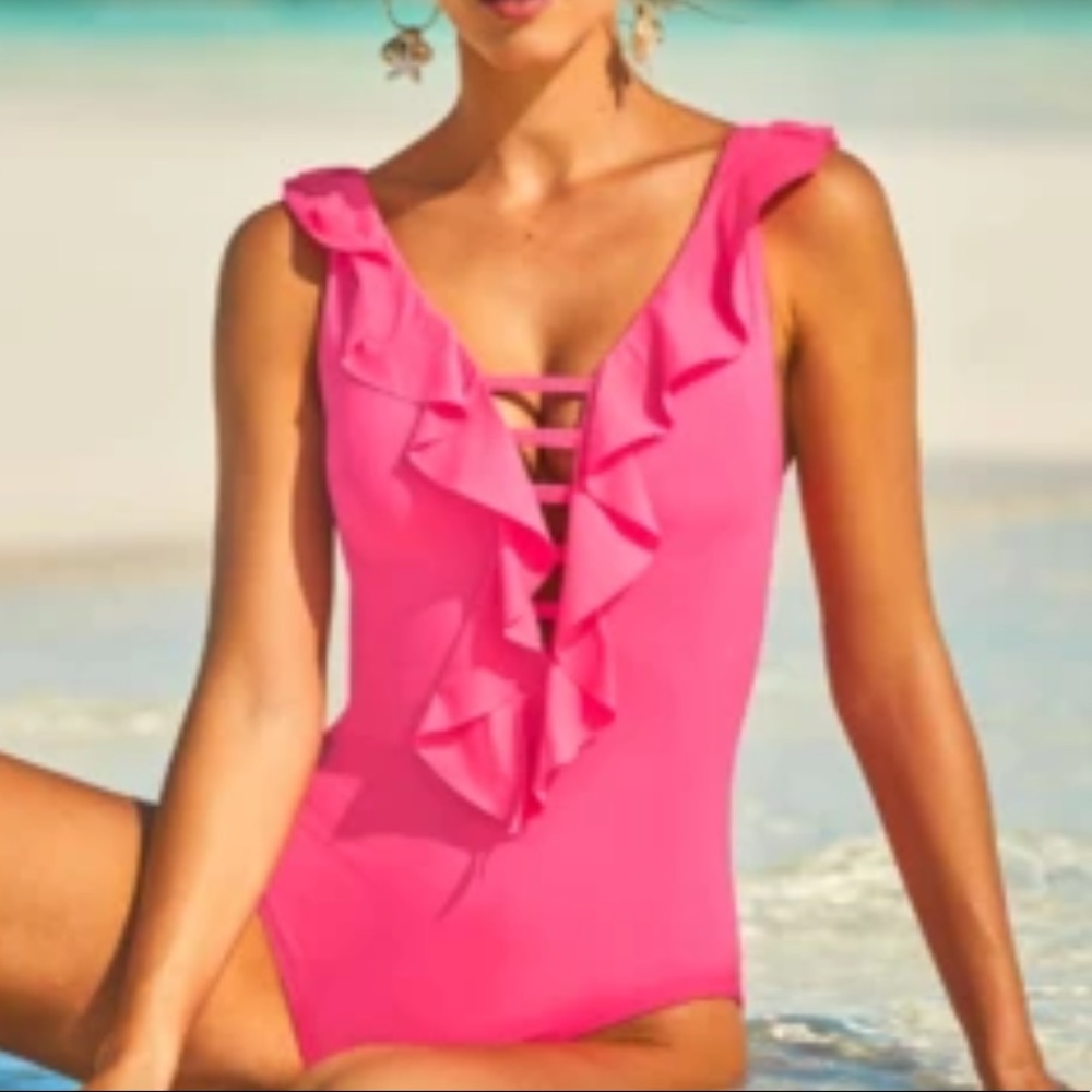 Lilly Pulitzer Carmen one piece swimsuit